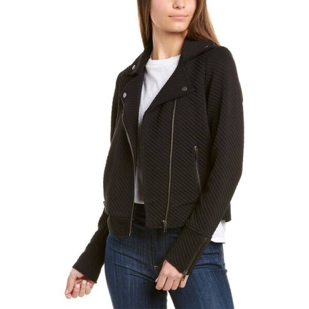 Tart Collections Montana Moto Jacket in Black, Size Small